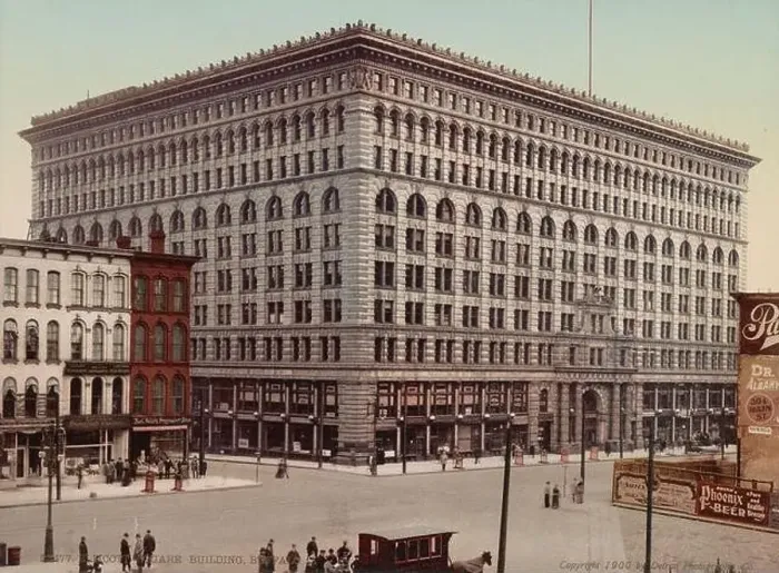Framed Print : Ellicott Square Building, Buffalo, Erie County, New York 1900 Framed Print : Ellicott Square Building, Buffalo, Erie County, New York 1900