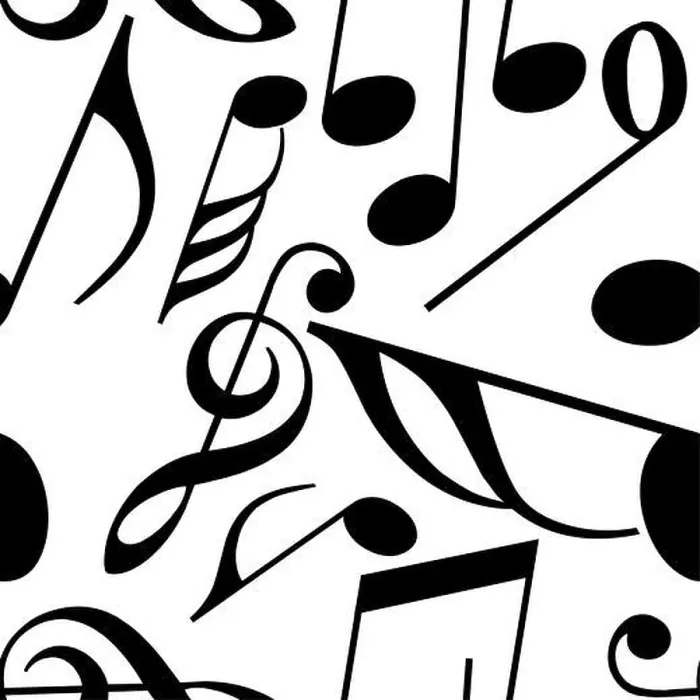 Framed Print : Endless music pattern made from music notes Framed Print : Endless music pattern made from music notes