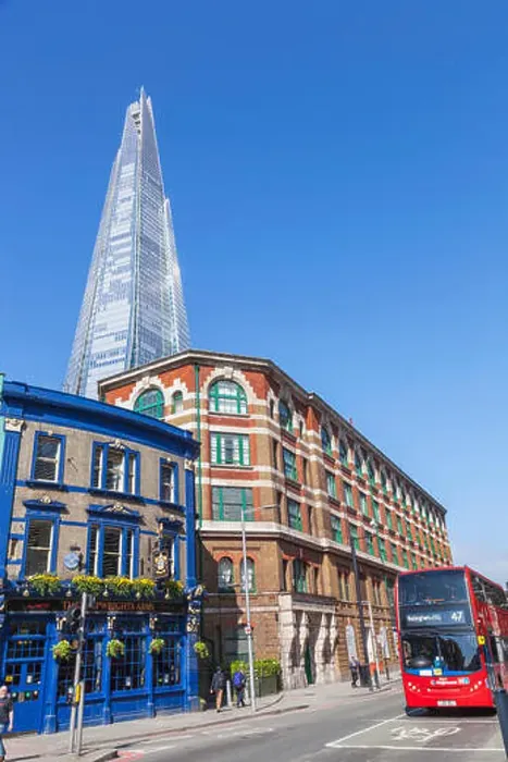 Framed Print : England, London, Southwark, Tooley Street and The Shard Framed Print : England, London, Southwark, Tooley Street and The Shard