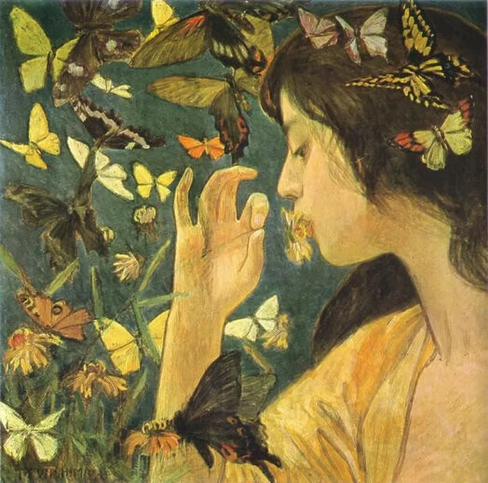 Framed Print : English: Butterflies, by Fujishima Takeji (private collection) : 1904 9 Butterflies by Fujishima Takeji Framed Print : English: Butterflies, by Fujishima Takeji (private collection) : 1904 9 Butterflies by Fujishima Takeji