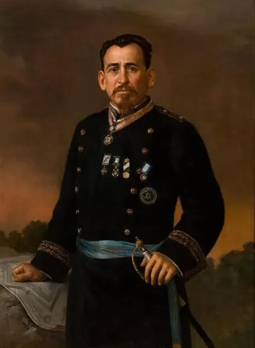 Framed Print : English: Color portrait of General Francisco Naranjo de la Garza (1839-1908) Framed Print : English: Color portrait of General Francisco Naranjo de la Garza (1839-1908)
