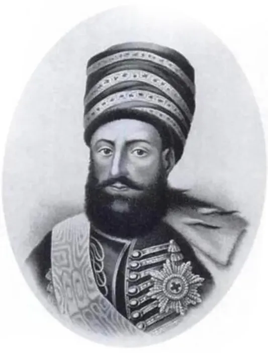 Framed Print : English: Erekle II, King of Georgia Framed Print : English: Erekle II, King of Georgia