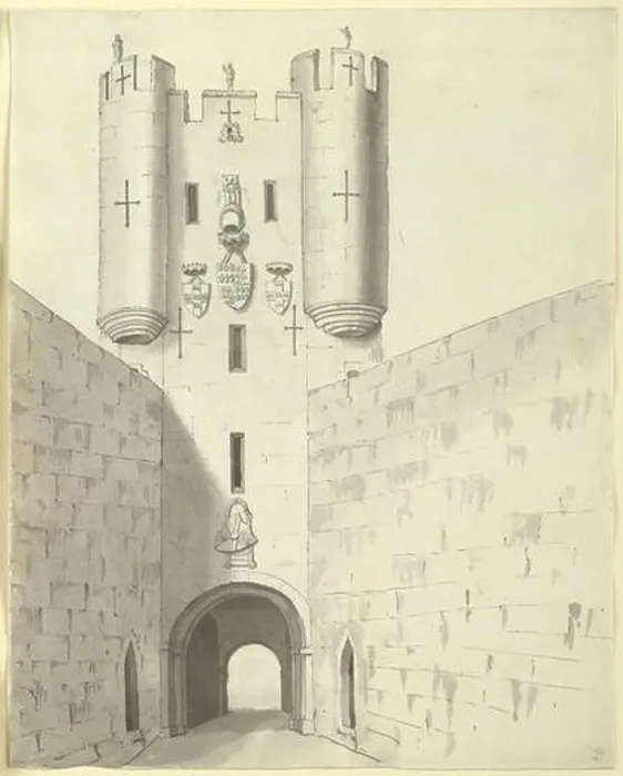 Framed Print : English: Micklegate Bar at York 1773. 892 Micklegate Bar at York by Samuel Hieronymus Grimm 1773 Framed Print : English: Micklegate Bar at York 1773. 892 Micklegate Bar at York by Samuel Hieronymus Grimm 1773