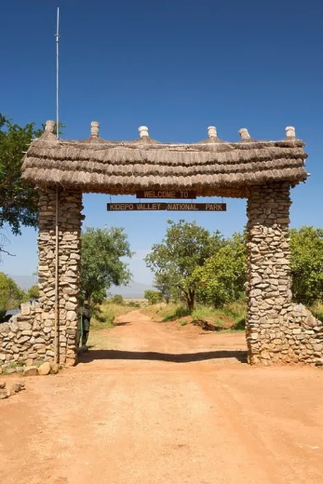 Framed Print : Entrance gate to Kidepo Valley National Park in northern Uganda Framed Print : Entrance gate to Kidepo Valley National Park in northern Uganda