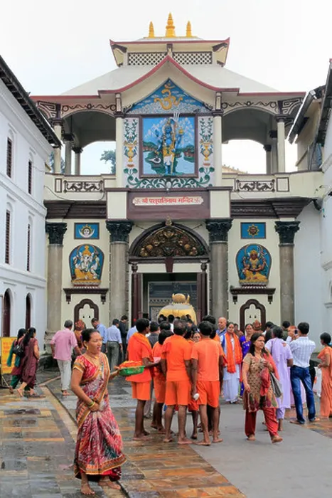 Framed Print : Entrance to main temple, Pashupatinath, Kathmandu, Nepal Framed Print : Entrance to main temple, Pashupatinath, Kathmandu, Nepal