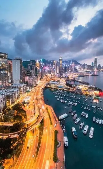 Framed Print : Epic aerial view of night scene of Victoria Harbour, Hong Kong, famous travel destination, metropolis Framed Print : Epic aerial view of night scene of Victoria Harbour, Hong Kong, famous travel destination, metropolis