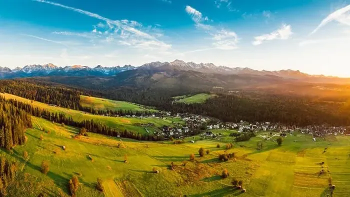 Framed Print : Epic sunset over Tatra mountains in Poland Framed Print : Epic sunset over Tatra mountains in Poland