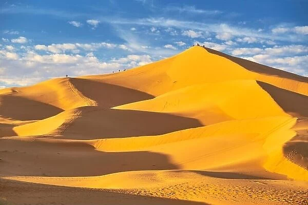 Erg Chebbi desert near Merzouga, Sahara, Morocco
