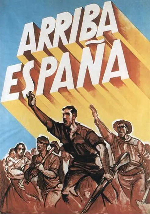 Framed Print : España. Guerra civil (1936-1939). Cartel nacional. Año 1938 Framed Print : España. Guerra civil (1936-1939). Cartel nacional. Año 1938