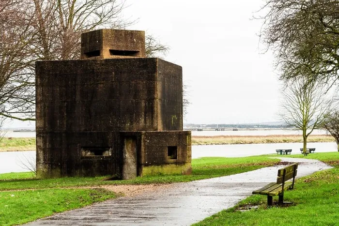 Framed Print : Essex countryside uk coalhouse fort east tilbury pillbox Framed Print : Essex countryside uk coalhouse fort east tilbury pillbox