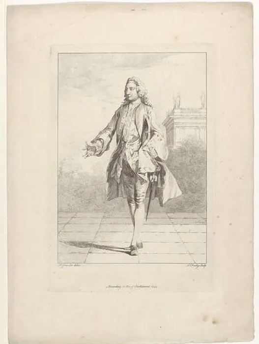 Framed Print : Estampes de costumes, 1744, Pl 3 (500) According to Act of Parliament 1744 Manufacturer : print maker Framed Print : Estampes de costumes, 1744, Pl 3 (500) According to Act of Parliament 1744 Manufacturer : print maker