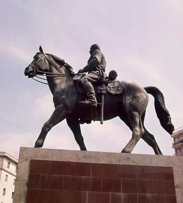Framed Print : ESTATUA DE FRANCO. Location: EXTERIOR. Ferrol. Coruña. SPAIN. FRANCISCO FRANCO Framed Print : ESTATUA DE FRANCO. Location: EXTERIOR. Ferrol. Coruña. SPAIN. FRANCISCO FRANCO