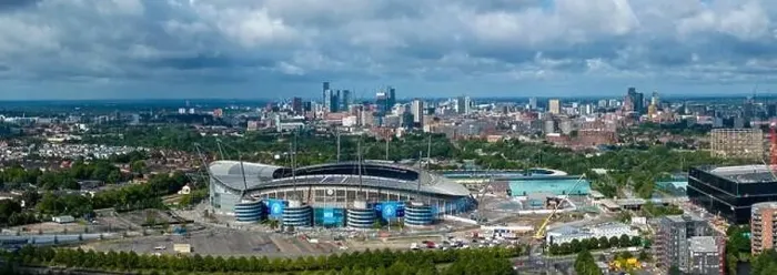 Framed Print : Etihad Stadium, Manchester City Panoramic View Framed Print : Etihad Stadium, Manchester City Panoramic View