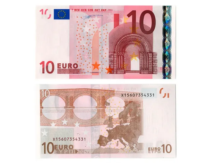 Framed Print : Front and back side of the Ten Euro bank note Framed Print : Front and back side of the Ten Euro bank note