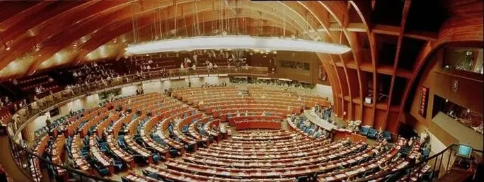 Framed Print : Europe / EU-Organisation 1997 Old European Parliament in Strasbourg Framed Print : Europe / EU-Organisation 1997 Old European Parliament in Strasbourg