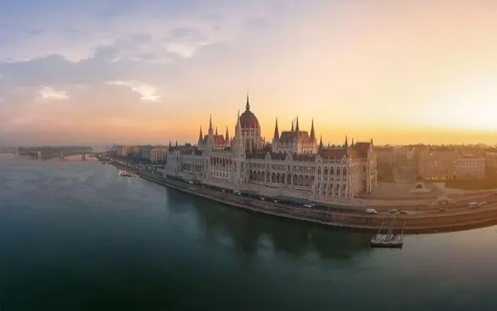 Framed Print : Europe Hungary Budapesr Cityscape. Parlimanet buildin. Danube river. Morning. Aerial Framed Print : Europe Hungary Budapesr Cityscape. Parlimanet buildin. Danube river. Morning. Aerial