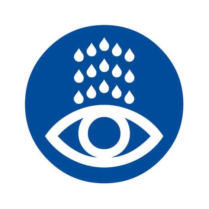 Framed Print : Eye wash station icon
