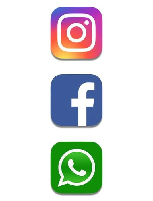 Framed Print : Facebook Instagram Whatsapp logo Framed Print : Facebook Instagram Whatsapp logo