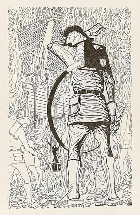 Framed Print : Fahrenheit 451 by Ray Bradbury (1920-2012)