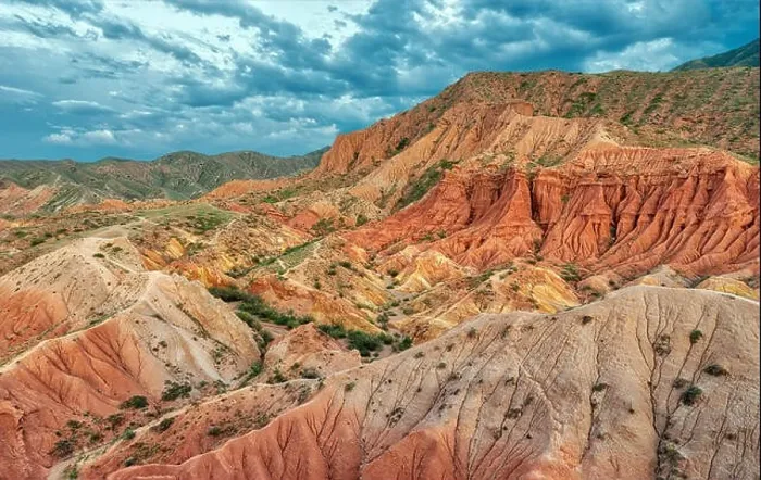 Framed Print : Fairytale Canyon Skazka in Kyrgyzstan, taken in August 2018 Framed Print : Fairytale Canyon Skazka in Kyrgyzstan, taken in August 2018