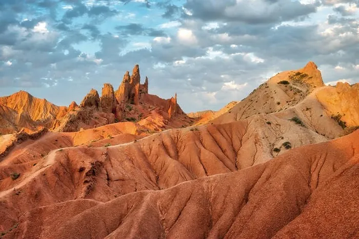 Framed Print : Fairytale Canyon Skazka in Kyrgyzstan, taken in August 2018 Framed Print : Fairytale Canyon Skazka in Kyrgyzstan, taken in August 2018