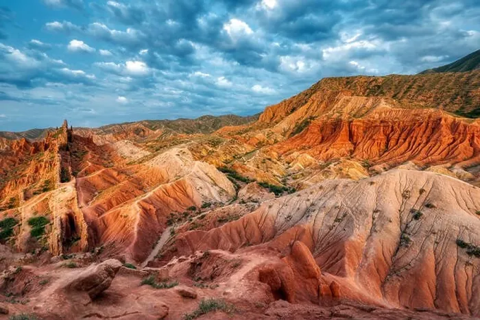 Framed Print : Fairytale Canyon Skazka in Kyrgyzstan, taken in August 2018 Framed Print : Fairytale Canyon Skazka in Kyrgyzstan, taken in August 2018