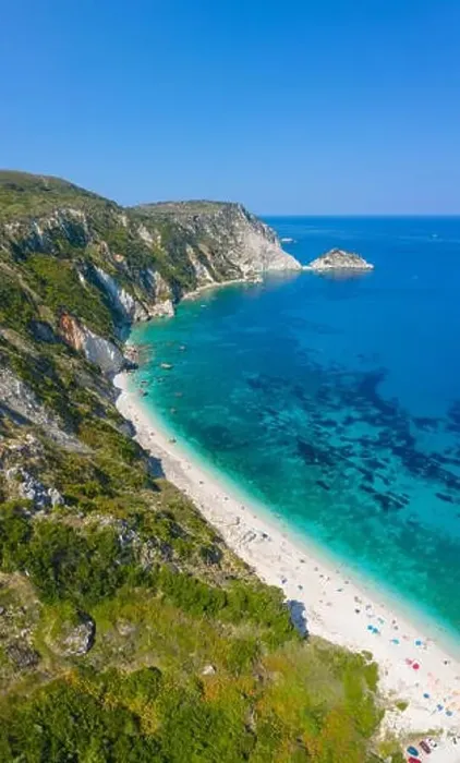 Framed Print : Famous Petanoi beach in Kefalonia island, Greece Framed Print : Famous Petanoi beach in Kefalonia island, Greece