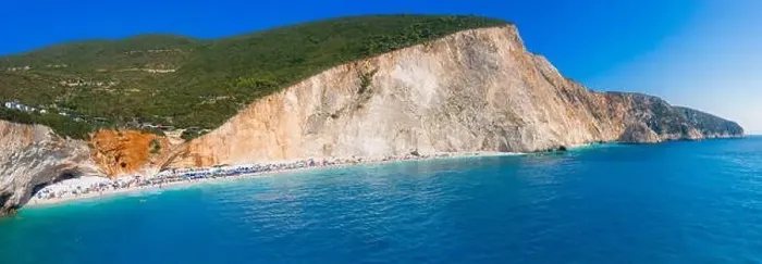 Framed Print : Famous Porto Katsiki beach in Lefkada island, Greece Framed Print : Famous Porto Katsiki beach in Lefkada island, Greece