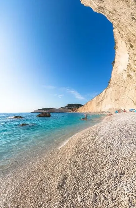 Framed Print : Famous Porto Katsiki beach in Lefkada island, Greece Framed Print : Famous Porto Katsiki beach in Lefkada island, Greece