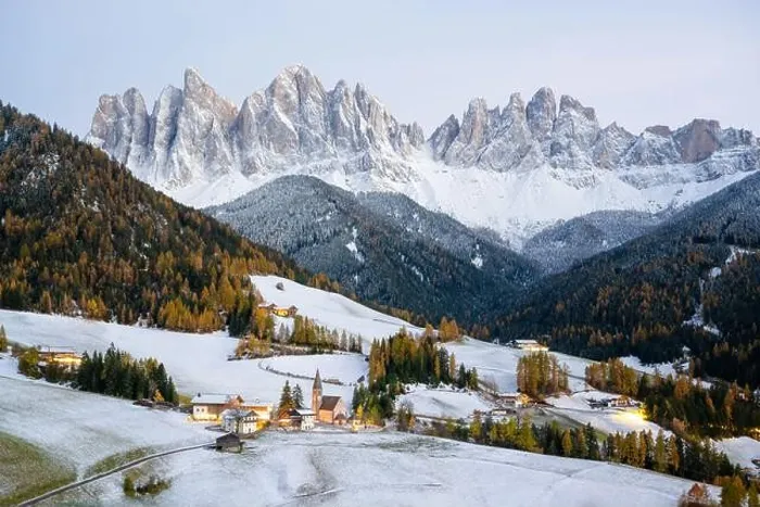 Framed Print : Famous Santa Magdalena mountain village with Church Chiesa di Santa Maddalena in the autumn Dolomites Framed Print : Famous Santa Magdalena mountain village with Church Chiesa di Santa Maddalena in the autumn Dolomites