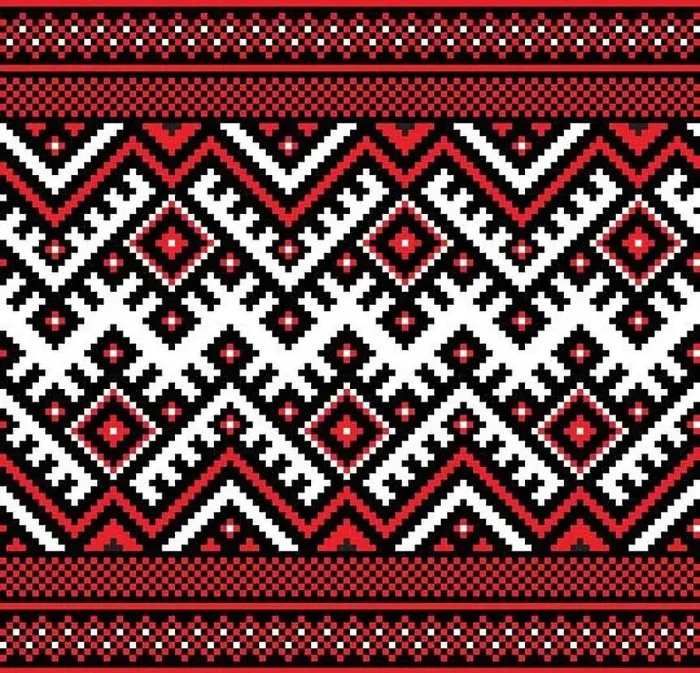 Framed Print : Famous Ukrainian folk seamless pattern design Framed Print : Famous Ukrainian folk seamless pattern design