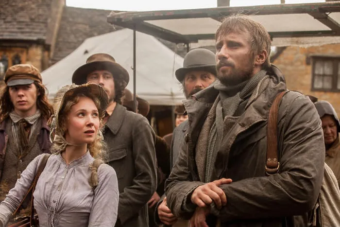 Framed Print : Far from the Madding Crowd Year : 2015 UK / USA Director : Thomas Vinterberg Juno Temple, Matthias Schoenaerts Framed Print : Far from the Madding Crowd Year : 2015 UK / USA Director : Thomas Vinterberg Juno Temple, Matthias Schoenaerts