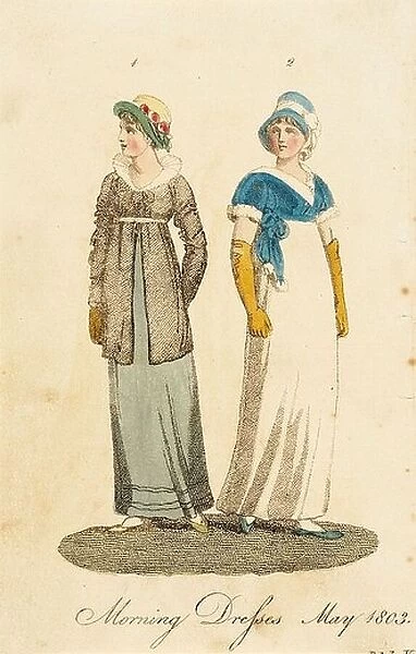 Fashion Plate (Morning Dresses May 1803) M.86.266.52