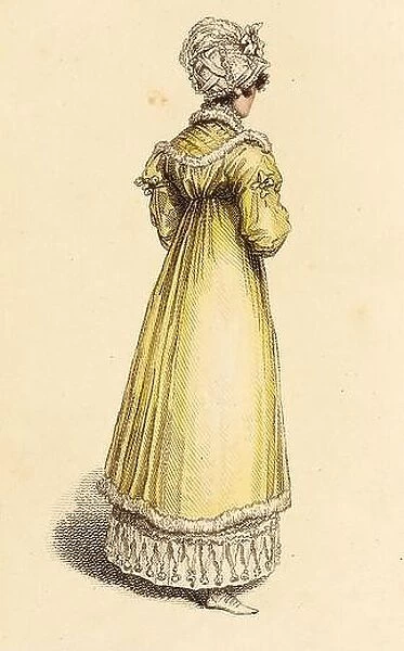 Fashion Plate, Walking Dress for La Belle Assemblée'. John Bell (England, 1745 - 1831). England, London, May 1815. Prints; engravings