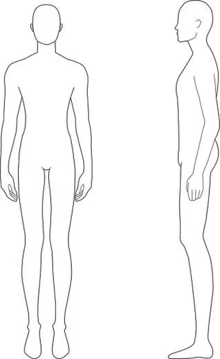 Framed Print : Fashion template of standing men. 9 head size for technical drawing. Gentlemen figure front and side view Framed Print : Fashion template of standing men. 9 head size for technical drawing. Gentlemen figure front and side view