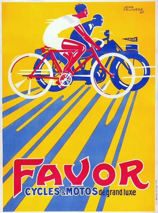 Framed Print : Favor Cycles & Motos French Advertising Poster (Gaillard, Paris, 1927) Bicycle advertisement - Jean Prunière artwork Framed Print : Favor Cycles & Motos French Advertising Poster (Gaillard, Paris, 1927) Bicycle advertisement - Jean Prunière artwork