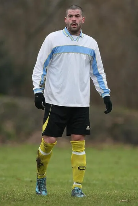 Framed Print : FC Storm London (yellow) vs FC Polit (white / black) - Hackney & Leyton League at East Marsh, Hackney Marshes, London - 23 / 01 / 11 Framed Print : FC Storm London (yellow) vs FC Polit (white / black) - Hackney & Leyton League at East Marsh, Hackney Marshes, London - 23 / 01 / 11