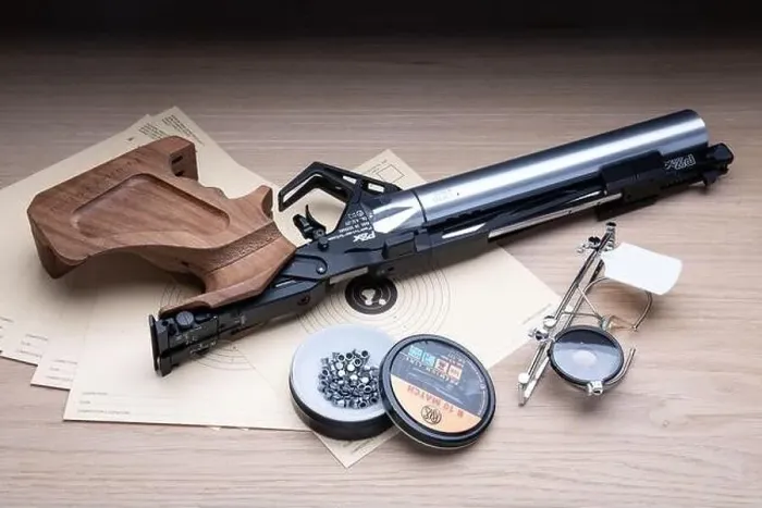 Framed Print : Feinwerkbau P8X air pistol Framed Print : Feinwerkbau P8X air pistol