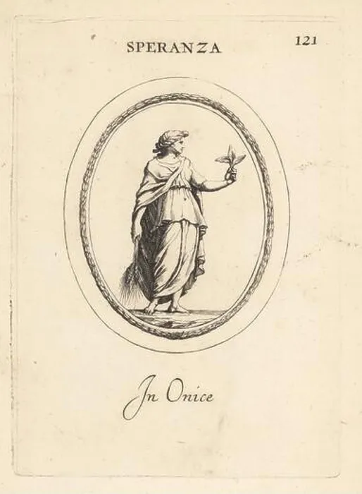 Framed Print : Figure of Spes, Roman goddess of Hope Framed Print : Figure of Spes, Roman goddess of Hope