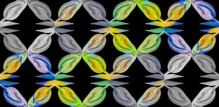 Framed Print : Fine art still life bright colorful abstract pattern made from macros of a single isolated yellow green blue gray Framed Print : Fine art still life bright colorful abstract pattern made from macros of a single isolated yellow green blue gray