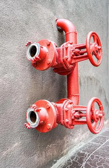 Framed Print : Fire hydrant outlet for emergency. Fire hose connector for emergency rescue Framed Print : Fire hydrant outlet for emergency. Fire hose connector for emergency rescue