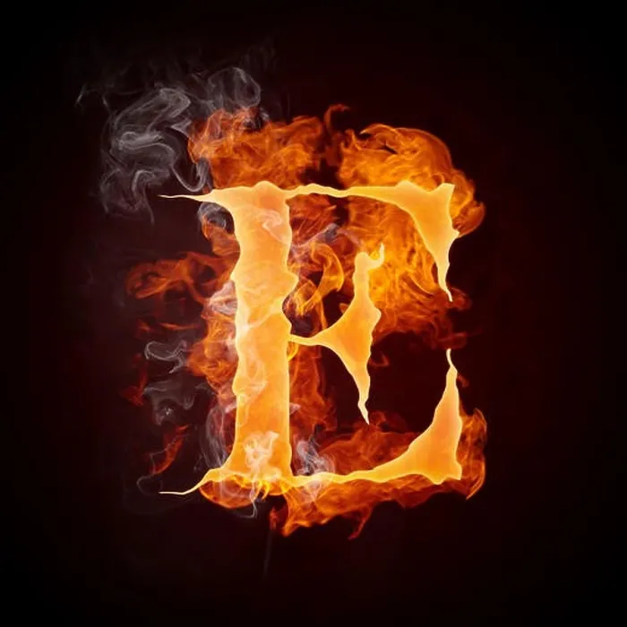 Framed Print : Fire Letters A-Z Framed Print : Fire Letters A-Z