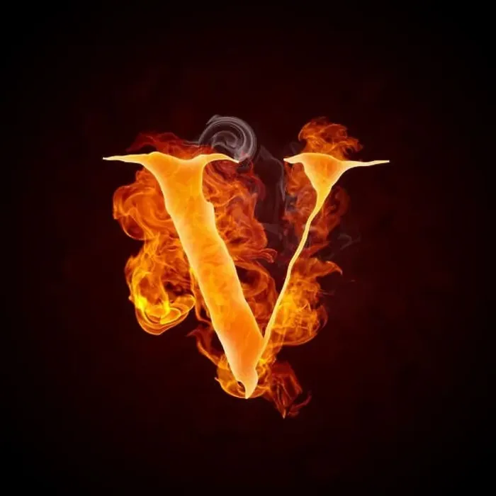 Framed Print : Fire Letters A-Z Framed Print : Fire Letters A-Z