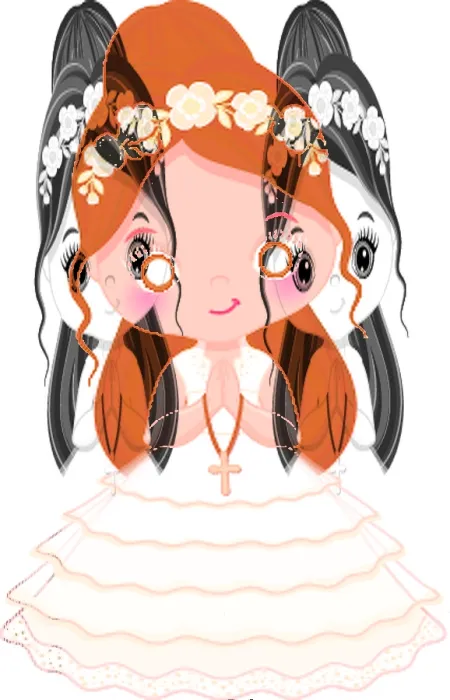 Framed Print : First Communion for Girl. Vector 1st Communion for Cute Little Girl Framed Print : First Communion for Girl. Vector 1st Communion for Cute Little Girl