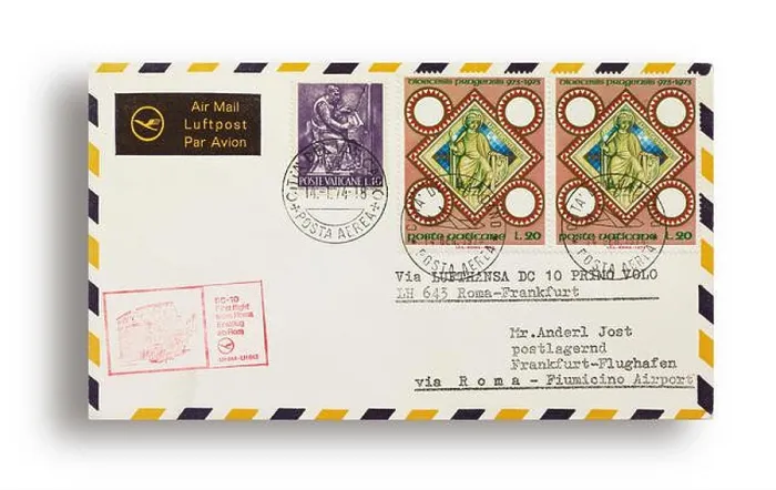 Framed Print : First flight letter, first flight cover Framed Print : First flight letter, first flight cover