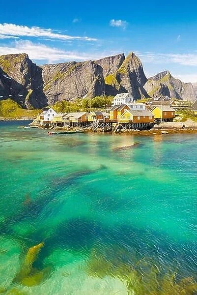 Fishermen houses rorbu, Lofoten Islands, Norway