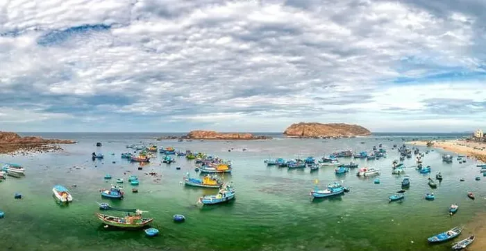 Framed Print : Fishermen's boats moored in Nhon Hai sea, Binh Dinh province, Vietnam. View from above Framed Print : Fishermen's boats moored in Nhon Hai sea, Binh Dinh province, Vietnam. View from above