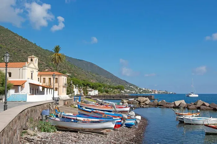 Framed Print : Fishing boats on the beach in Lingua, Salina, The Aeolian Islands, UNESCO Site, off Sicily, Messina Province, Italy Framed Print : Fishing boats on the beach in Lingua, Salina, The Aeolian Islands, UNESCO Site, off Sicily, Messina Province, Italy
