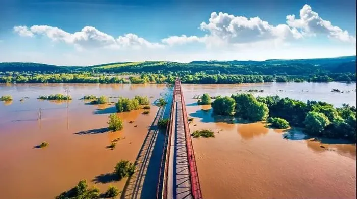 Framed Print : Flooded valley in western Ukraine Framed Print : Flooded valley in western Ukraine