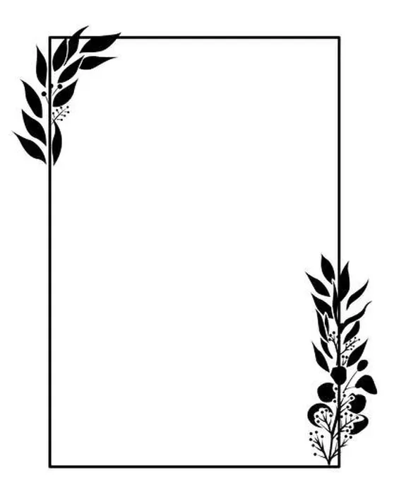 Framed Print : Floral Rectangular Frame or Border design isolated on white background - vector illustration Framed Print : Floral Rectangular Frame or Border design isolated on white background - vector illustration